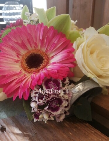 Torta floreale in padella