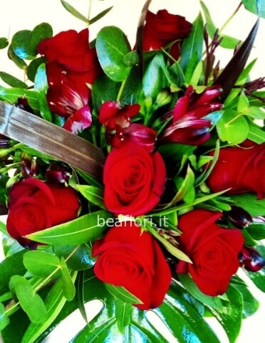 bouquet rose rosse