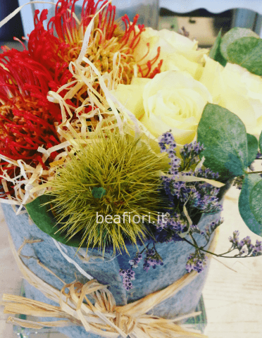 Torta floreale autunnale