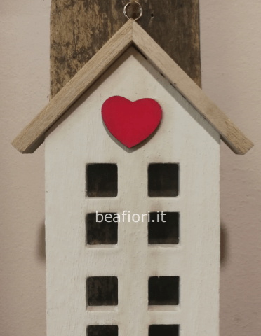 Casetta addobbo in legno