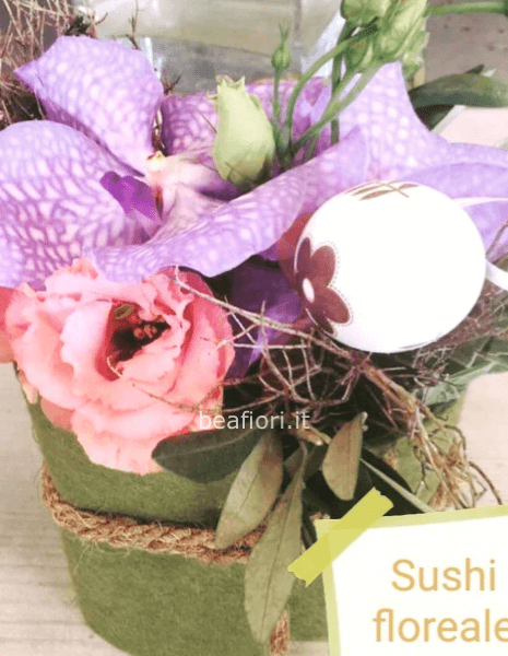 Sushi floreale pasquale
