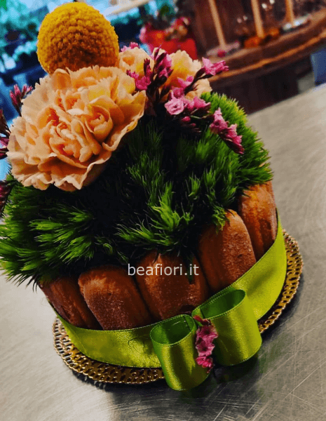 Torta floreale golosa