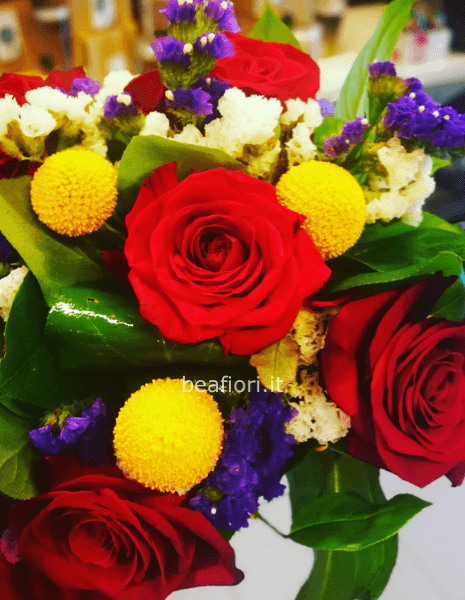 Bouquet rose rosse
