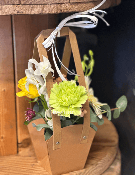 Borsa fiorita