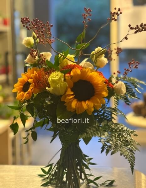 Bouquet dai toni caldi