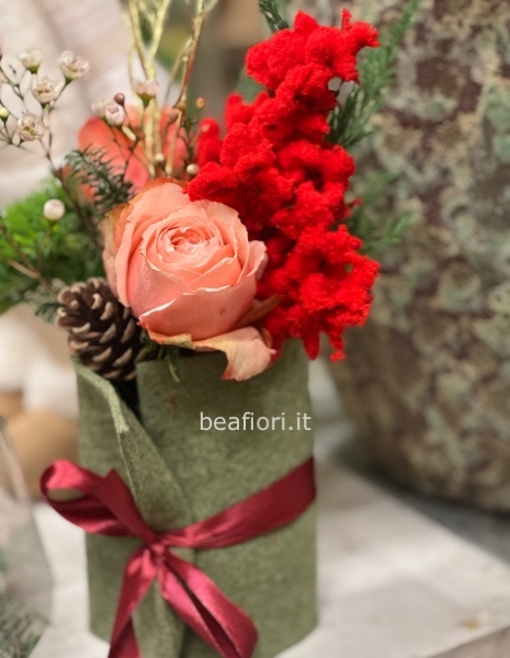 Sushi floreale Natale