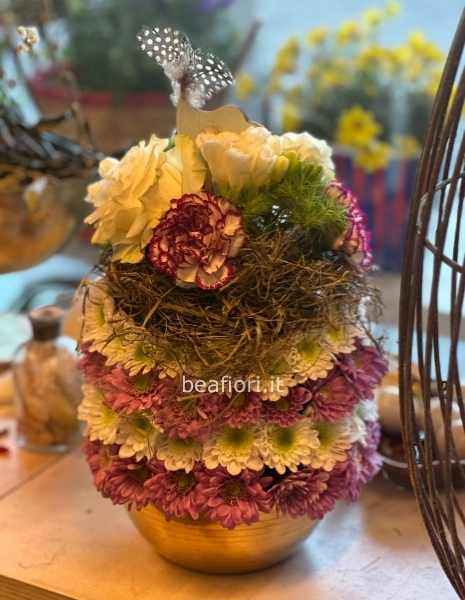 Uovo di Pasqua floreale big!